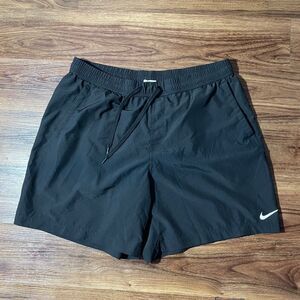 Nike Form Dri Fit Black Versatile Training Shorts Polyester Drawstring Mens XL